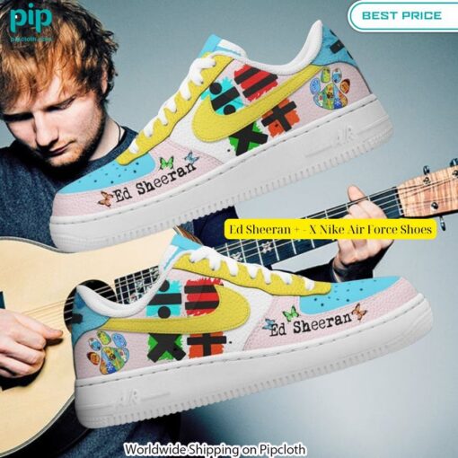 Ed Sheeran + X Nike Air Force Shoes How did you learn to click so well