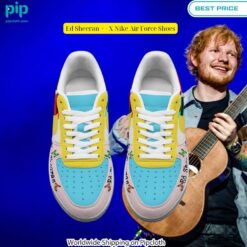 Ed Sheeran + X Nike Air Force Shoes I like your hairstyle