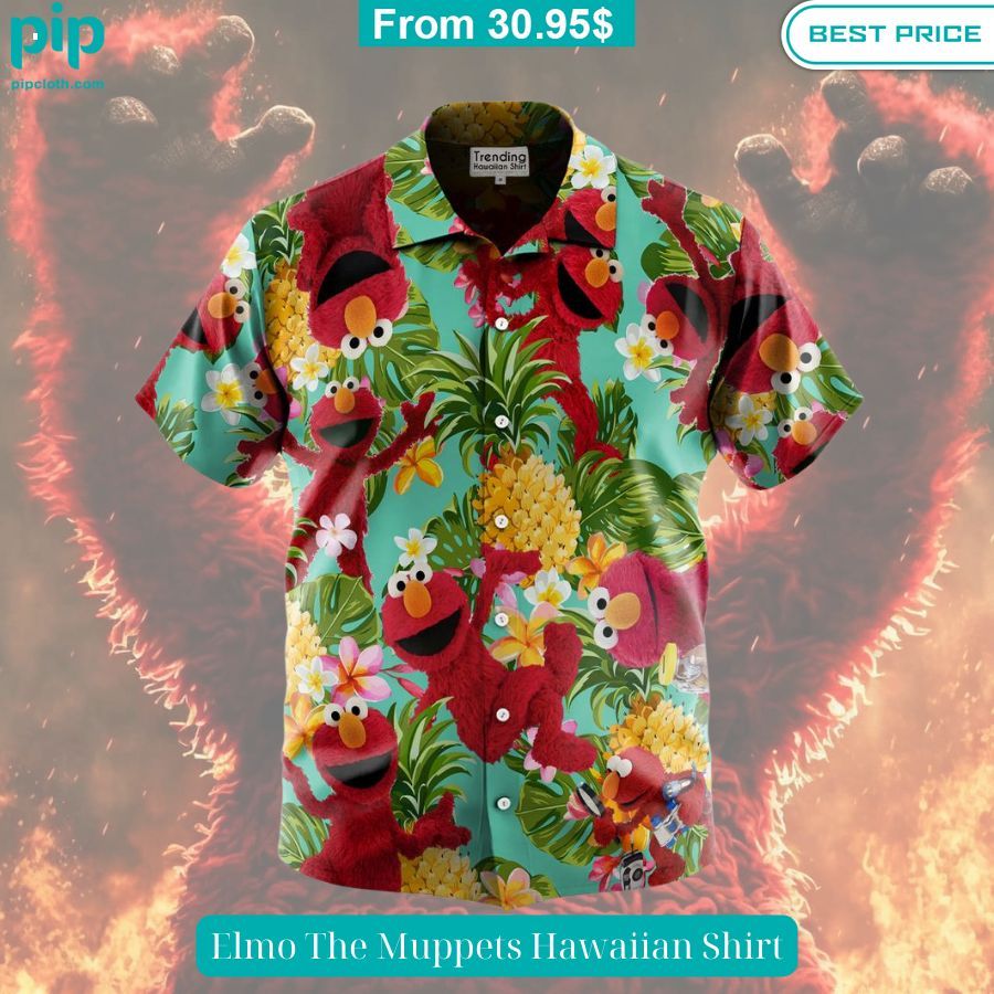 Elmo The Muppets Hawaiian Shirt Heroine