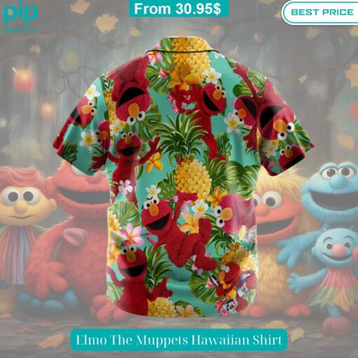 Elmo The Muppets Hawaiian Shirt Bless this holy soul, looking so cute