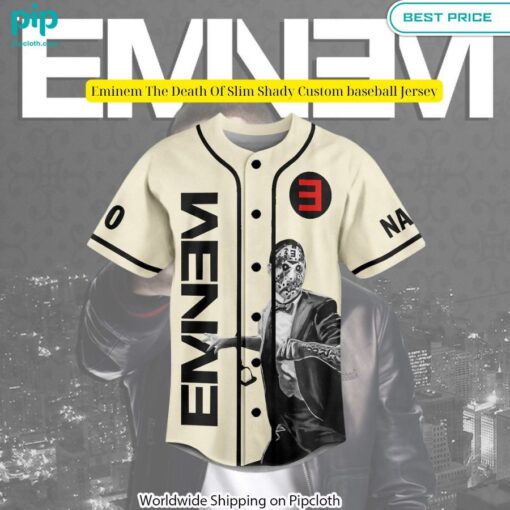 eminem the death of slim shady custom baseball jersey 2