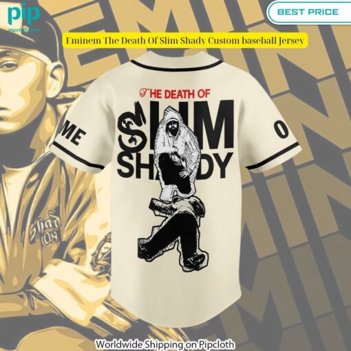 eminem the death of slim shady custom baseball jersey 3