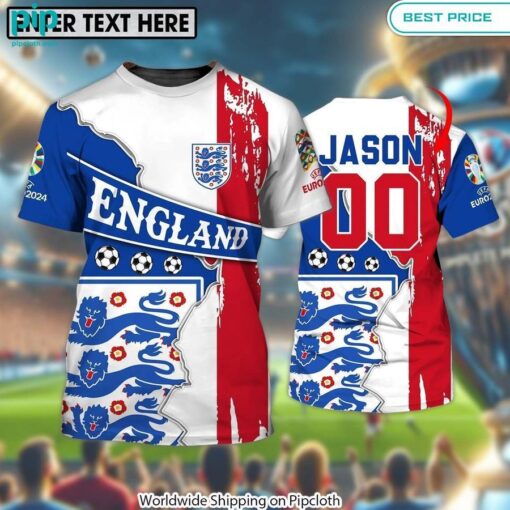 Equipe d'Angleterre de football Euro 2024 Custom Shirt Unique and sober