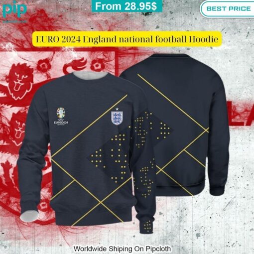 EURO 2024 England national football Hoodie Stand easy bro