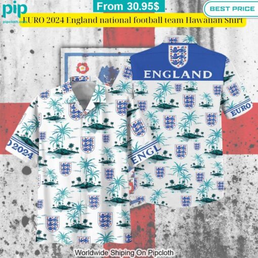 euro 2024 england national football team hawaiian shirt 1