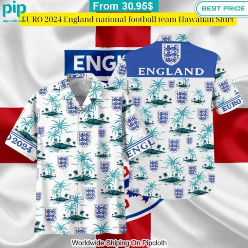 euro 2024 england national football team hawaiian shirt 4