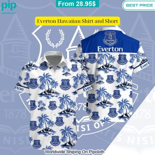 Everton Hawaiian Shirt and Short Nice place and nice picture