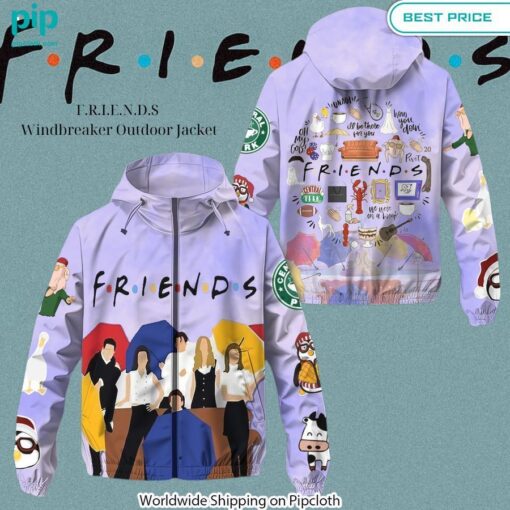 F.R.I.E.N.D.S Windbreaker Outdoor Jacket Coolosm