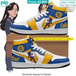 Fallout Lucy MacLean Custom Number Air Jordan 1 Super sober