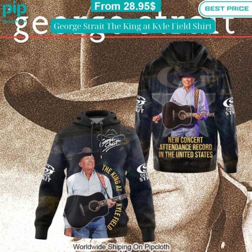 George Strait The King at Kyle Field Shirt Radiant and glowing Pic dear