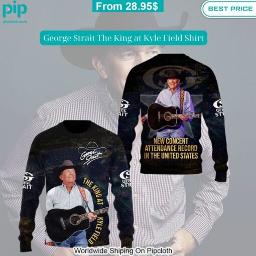 george strait the king at kyle field shirt 2