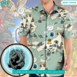 godzilla battle history 1954 1975 hawaiian shirt 1