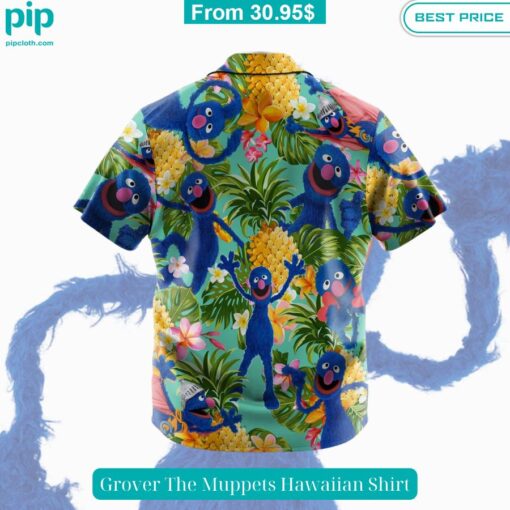 Grover The Muppets Hawaiian Shirt Rocking picture