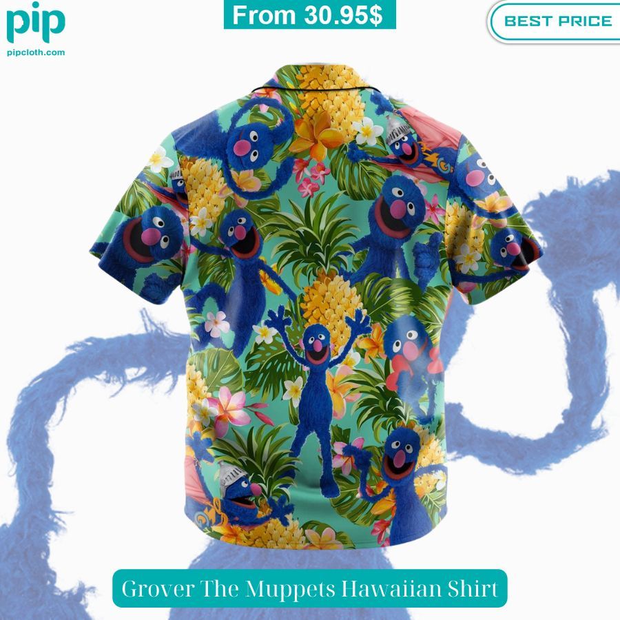 Grover The Muppets Hawaiian Shirt Cutting dash