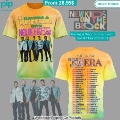 having a magic summer with nkotb era 2024 shirt 1