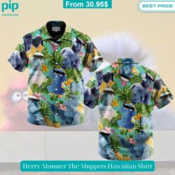 Herry Monster The Muppets Hawaiian Shirt Gang of rockstars