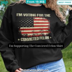 I'm Supporting The Convicted Felon Shirt How did you learn to click so well