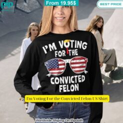 I'm Voting For the Convicted Felon US Shirt Gang of rockstars