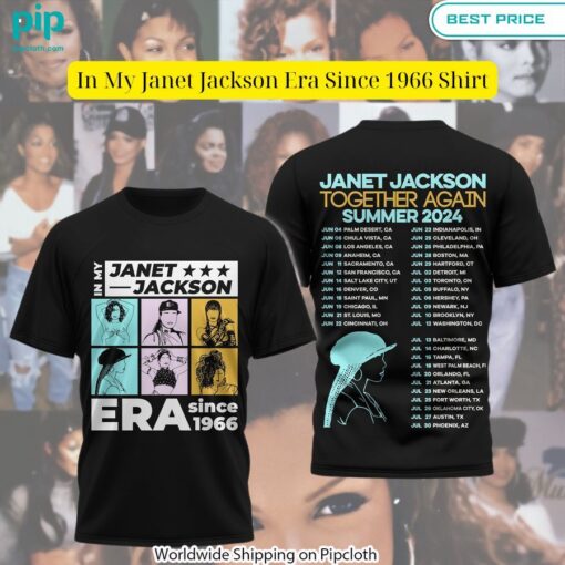 In My Janet Jackson Era Since 1966 Shirt Loving click