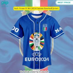 italy team euro 2024 custom baseball jersey 2