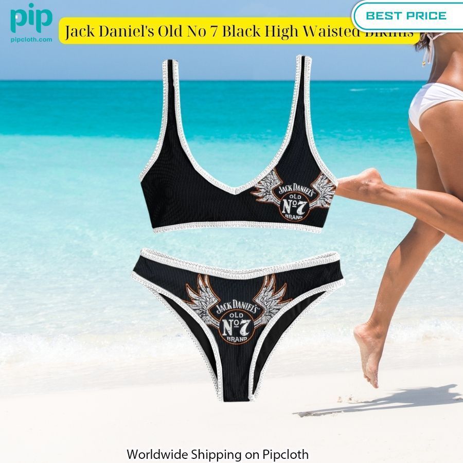 jack daniels old no 7 black bikini sets 4