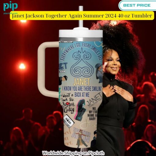 janet jackson together again summer 2024 40 oz tumbler 3