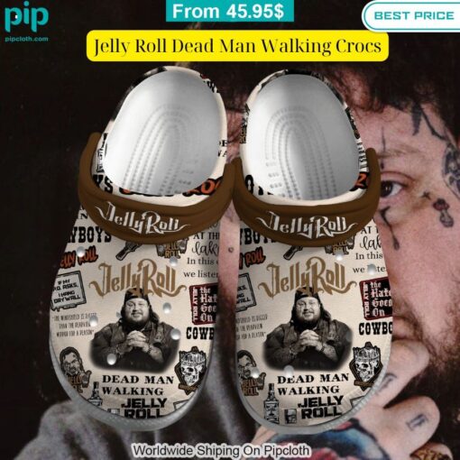 Jelly Roll Dead Man Walking Crocs Elegant picture.