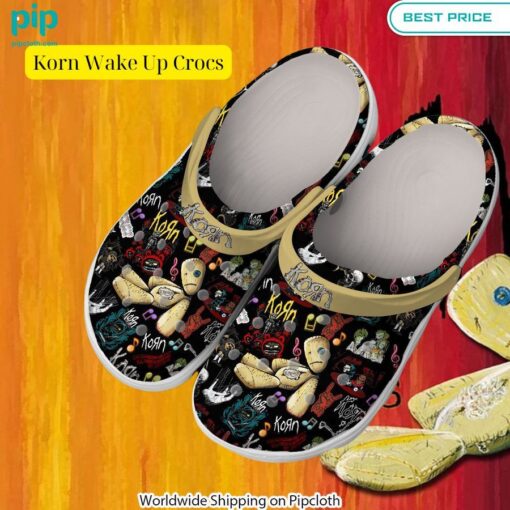 Korn Wake Up Crocs I love how vibrant colors are in the picture.