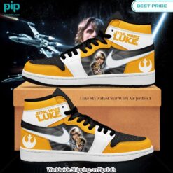 Luke Skywalker Star Wars Air Jordan 1 Bless this holy soul, looking so cute