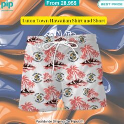 Luton Town Hawaiian Shirt and Short Mesmerising