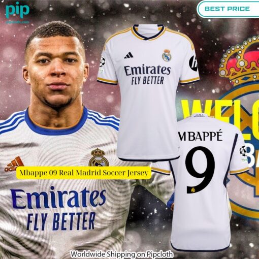 Mbappe 09 Real Madrid Soccer Jersey Good look mam