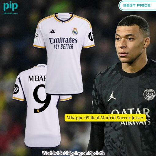 Mbappe 09 Real Madrid Soccer Jersey You look different and cute