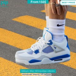 Military Blue 2024 Jordan 4 Retro Your face is glowing like a red rose