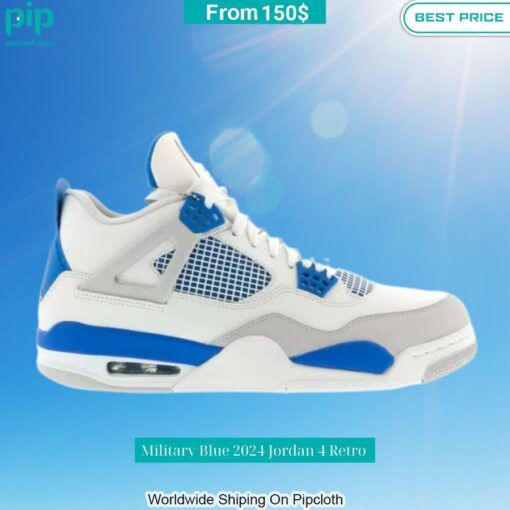 Military Blue 2024 Jordan 4 Retro Sizzling