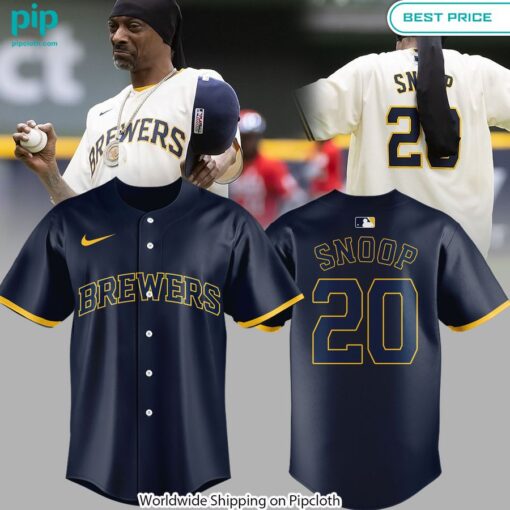 Milwaukee Brewers Snoop Dogg 20 Baseball Jersey Good look mam