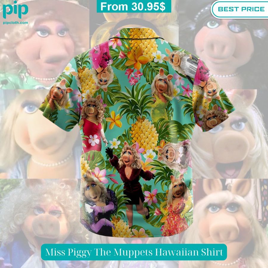 miss piggy the muppets hawaiian shirt 3