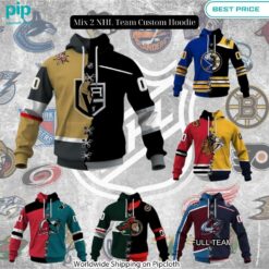 Mix 2 NHL Team Custom Hoodie I can see the development in your personality