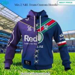 Mix 2 NRL Team Custom Hoodie Elegant picture.