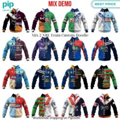 Mix 2 NRL Team Custom Hoodie Heroine