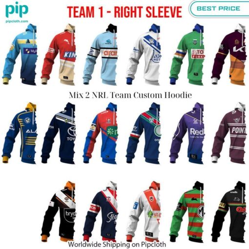 mix 2 nrl team custom hoodie 5