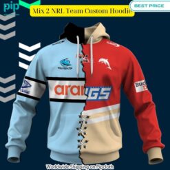 Mix 2 NRL Team Custom Hoodie Our hard working soul