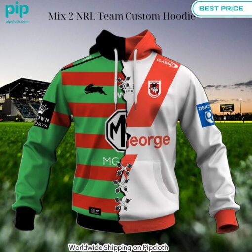 Mix 2 NRL Team Custom Hoodie Nice place and nice picture