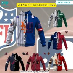 MLB Mix NFL Team Custom Hoodie Hundred million dollar smile bro