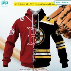 MLB Team Mix NHL Team Custom Hoodie I am in love with your dress