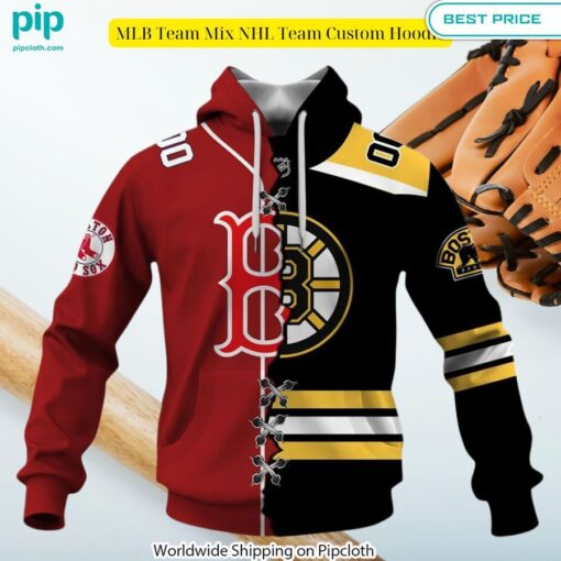 MLB Team Mix NHL Team Custom Hoodie I am in love with your dress