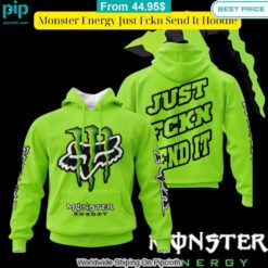 Monster Energy Just Fckn Send It Hoodie Elegant picture.