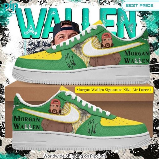 Morgan Wallen Signature Nike Air Force 1 Stand easy bro