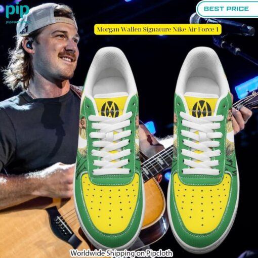 Morgan Wallen Signature Nike Air Force 1 Such a charming picture.