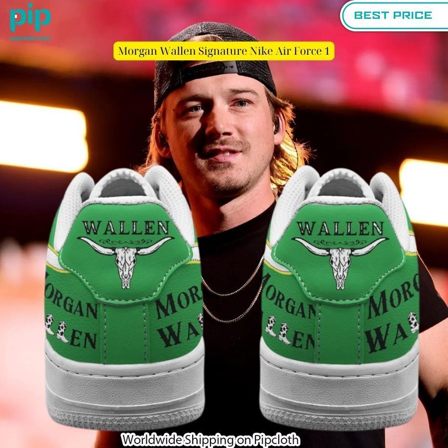 Morgan Wallen Signature Nike Air Force 1 Stand easy bro