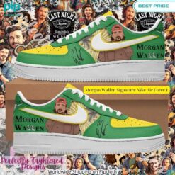 Morgan Wallen Signature Nike Air Force 1 Studious look